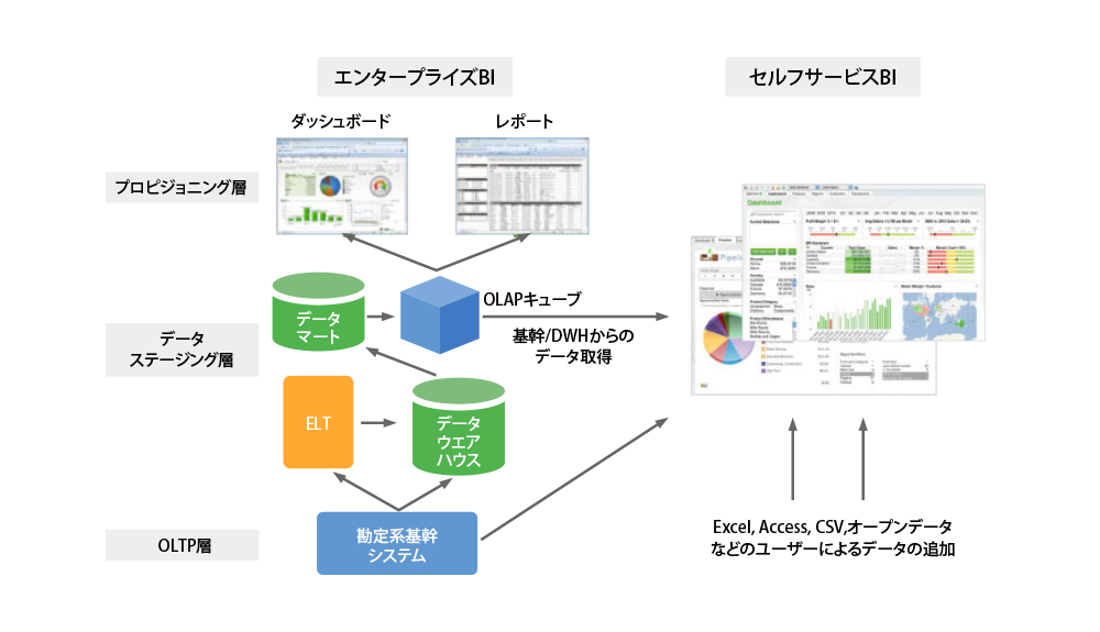 ハイブリッドBIシステム概念図