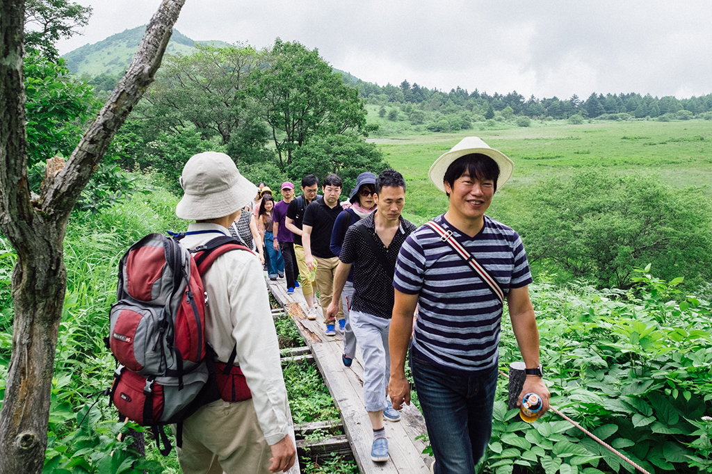 社員旅行に行ってきました。2日目：湿原～諏訪湖散策～昼食編2