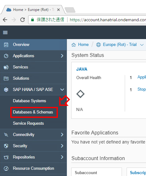 SAP HANA - SAP Cloud Platform Trial版　～環境構築編～ 3