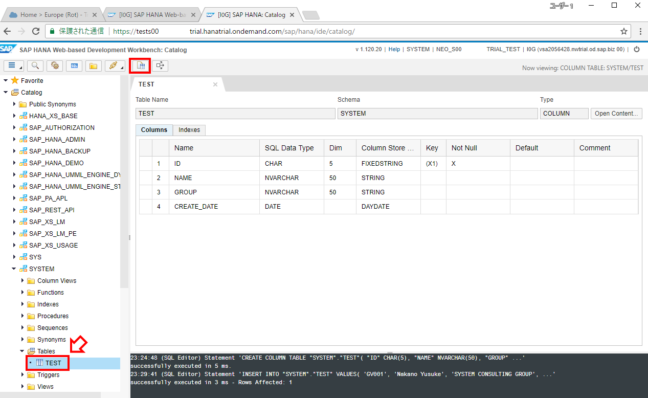 SAP HANA - SAP Cloud Platform Trial版　～接続・開発編～ 15