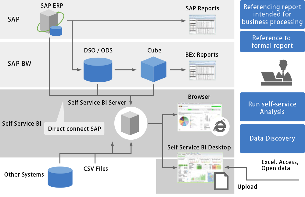 Hybrid BI diagram